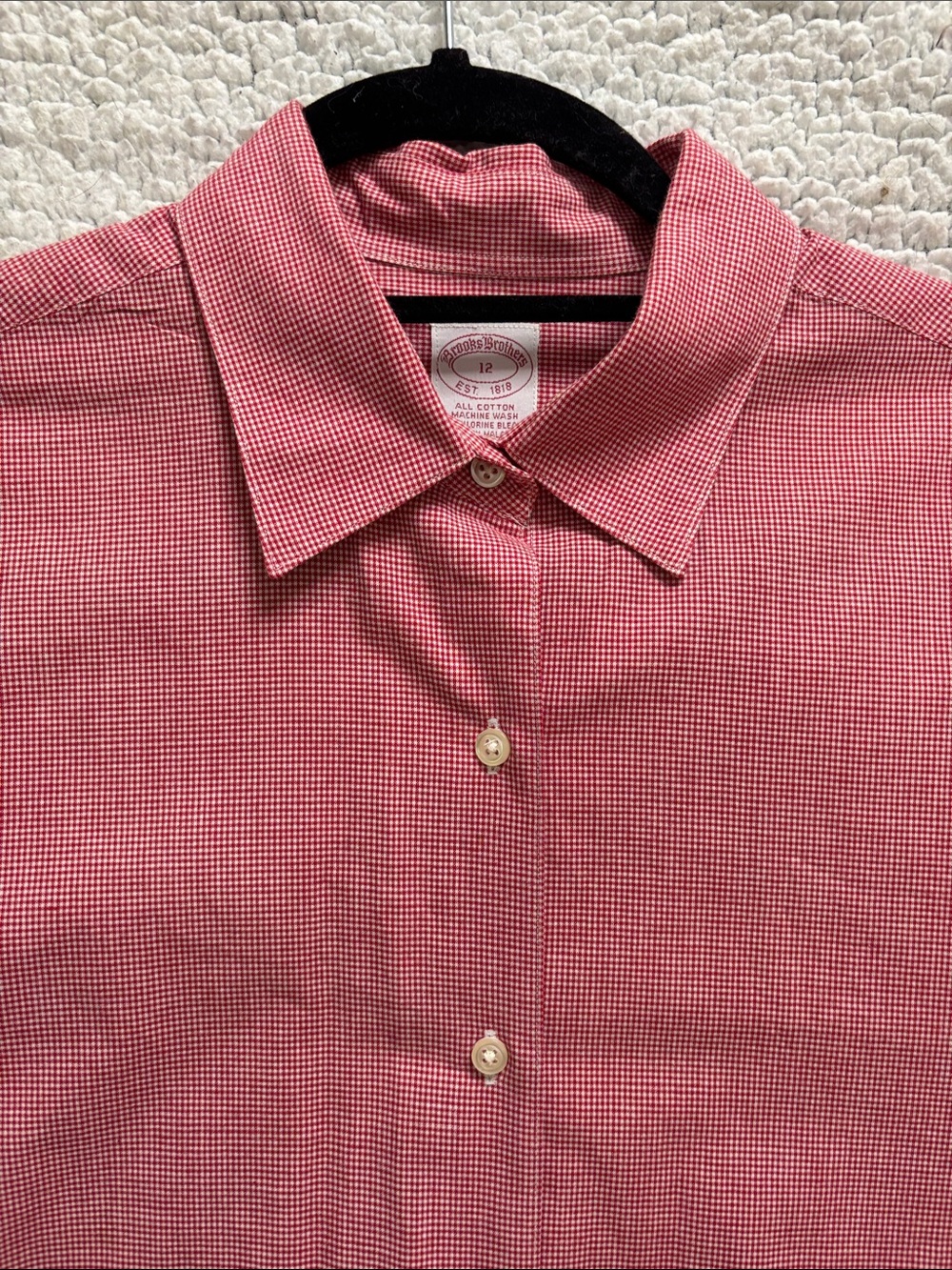 Brooks Brothers Button Down Shirt Size 12 - Picture 3 of 3